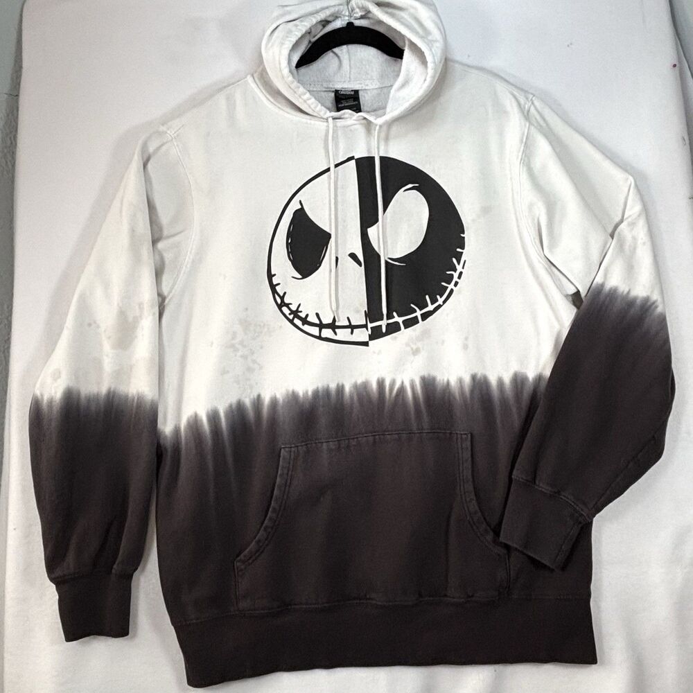 Nightmare Before Christmas Hoodie Jack Skellington (irregular dye spots)